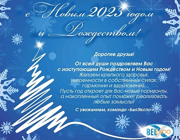 С Новым 2023 годом и Рождеством!